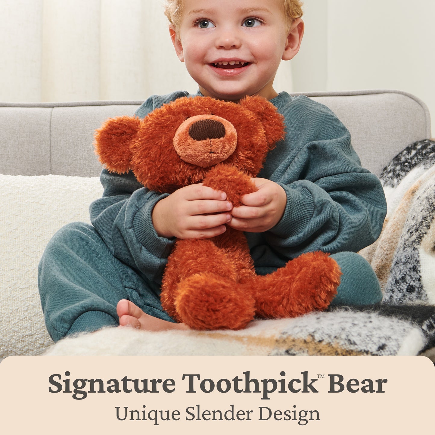 Pumpkin Pie Toothpick Bear, 15 in