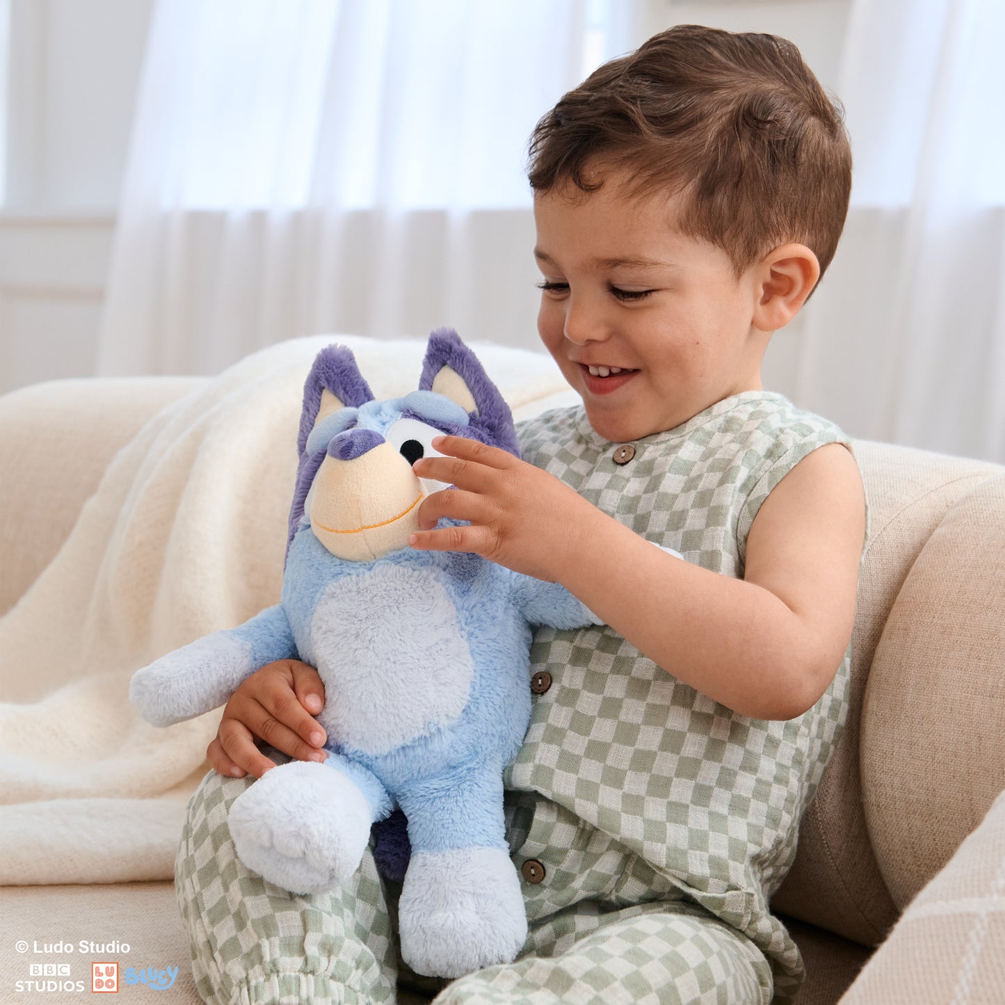 Sustainably Soft: Bluey, 13 in (Made from 100% Recycled Materials)