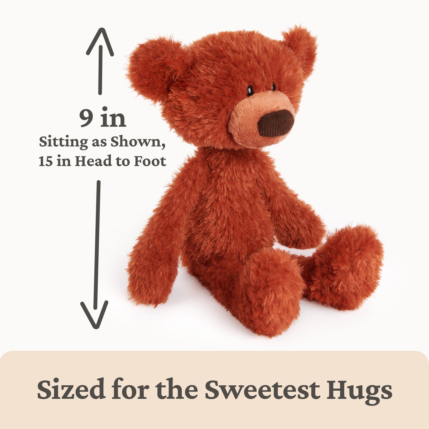 Pumpkin Pie Toothpick Bear, 15 in