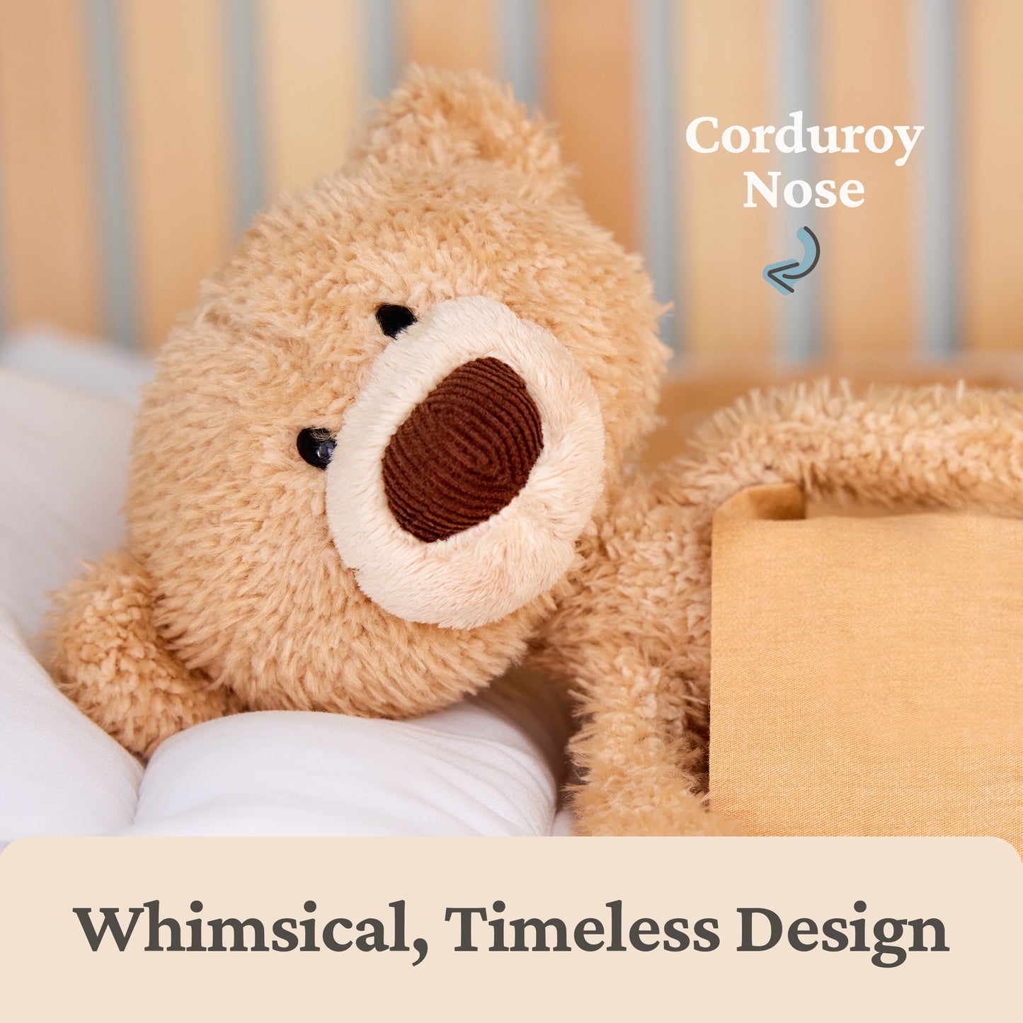 Animated Peek-A-Boo Bear, 22 in
