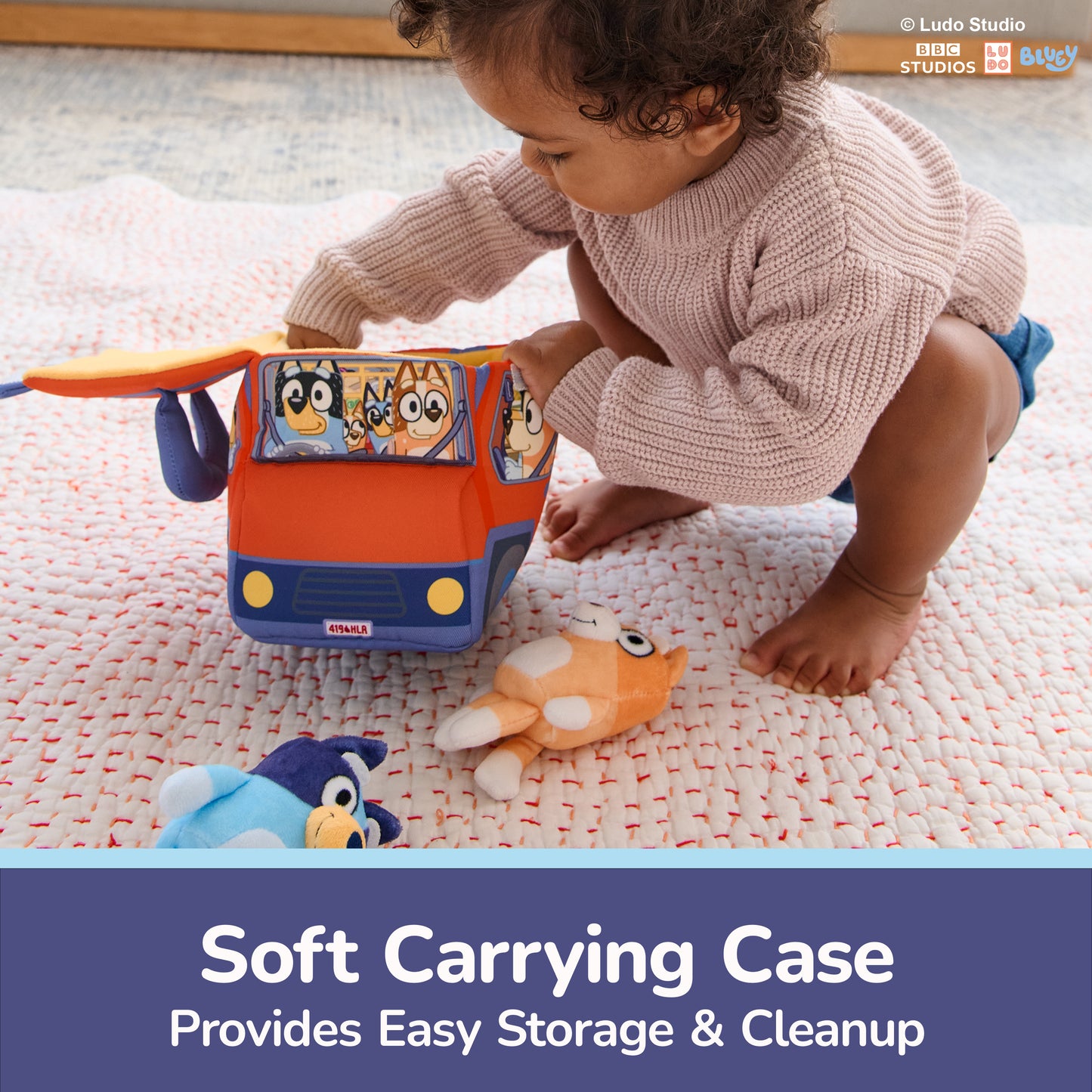 Bluey 5-Piece Playset, 7 in
