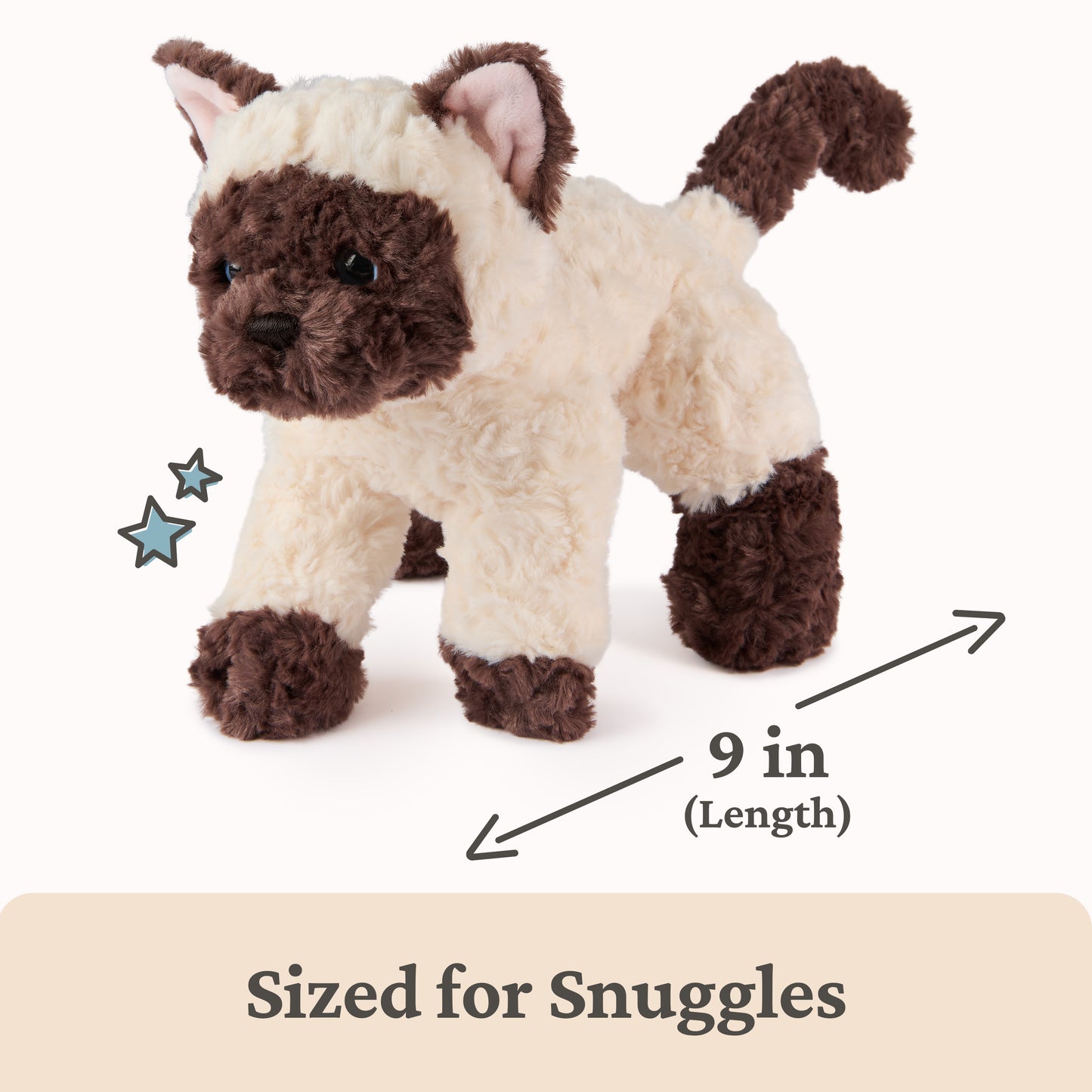 Bootsie Siamese Kitten, 9 in