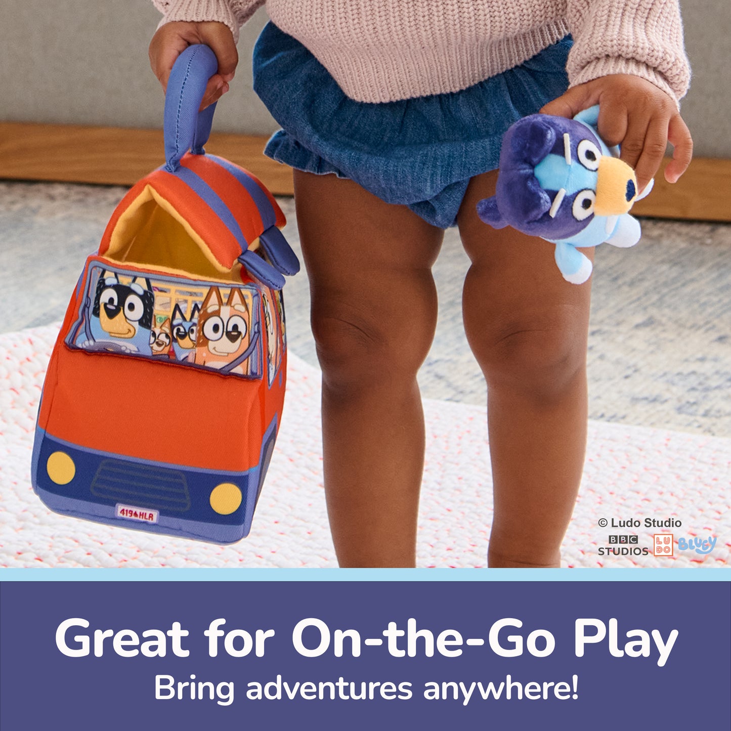 Bluey 5-Piece Playset, 7 in