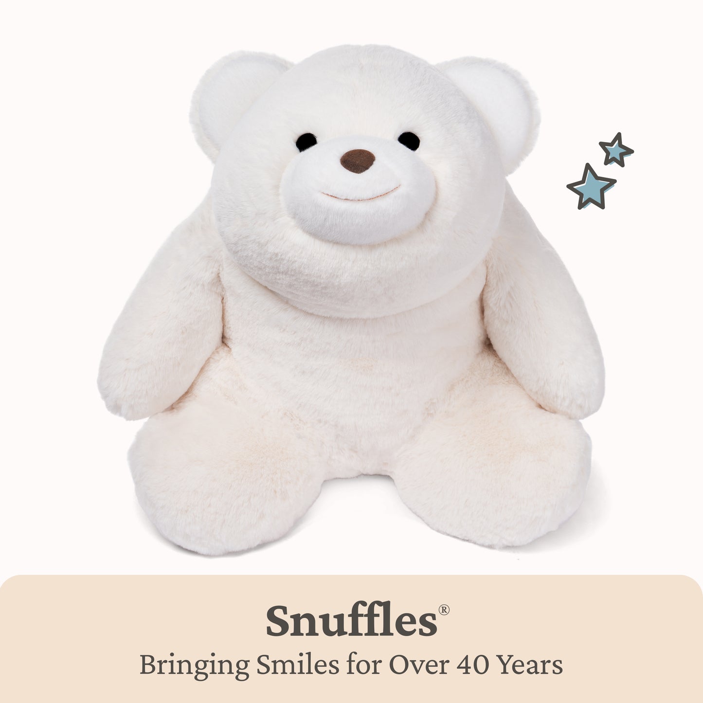 Snuffles, White, 18 in