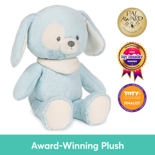 Sustainably Soft™ 100% Recycled Puppy, Blue, 13 in - Gund