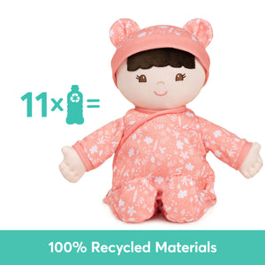 Hibiscus 100% Recycled Baby Doll (Poppy), 12 in