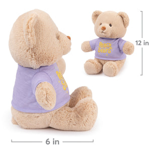 Reach for the Stars Bear, Purple, 12 in
