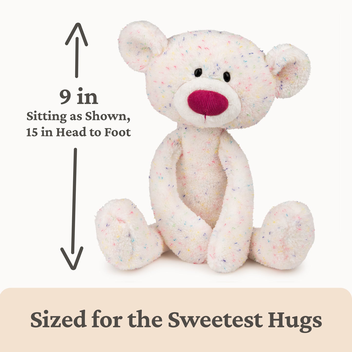 Confetti Toothpick Bear, 15 in