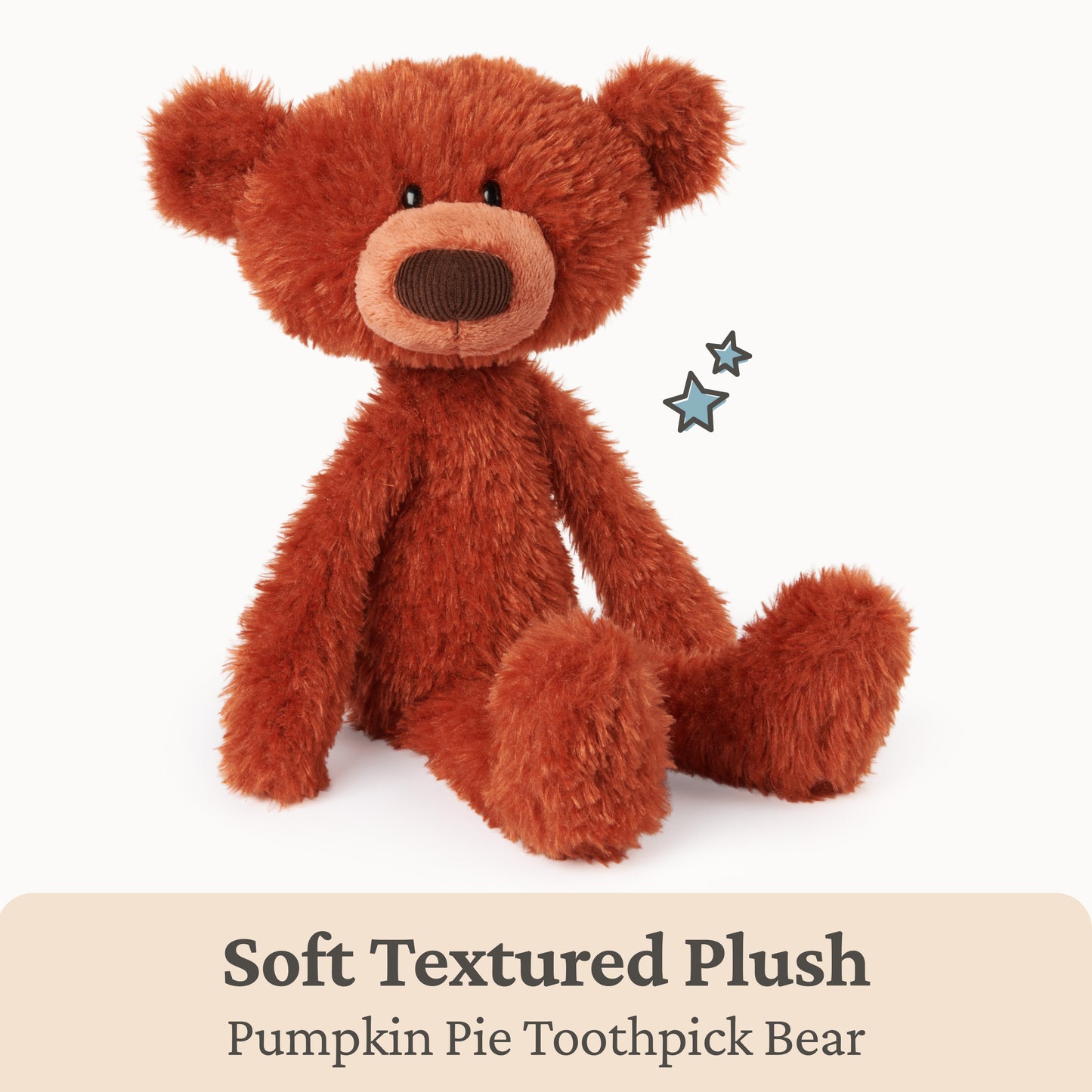 Pumpkin Pie Toothpick Bear, 15 in