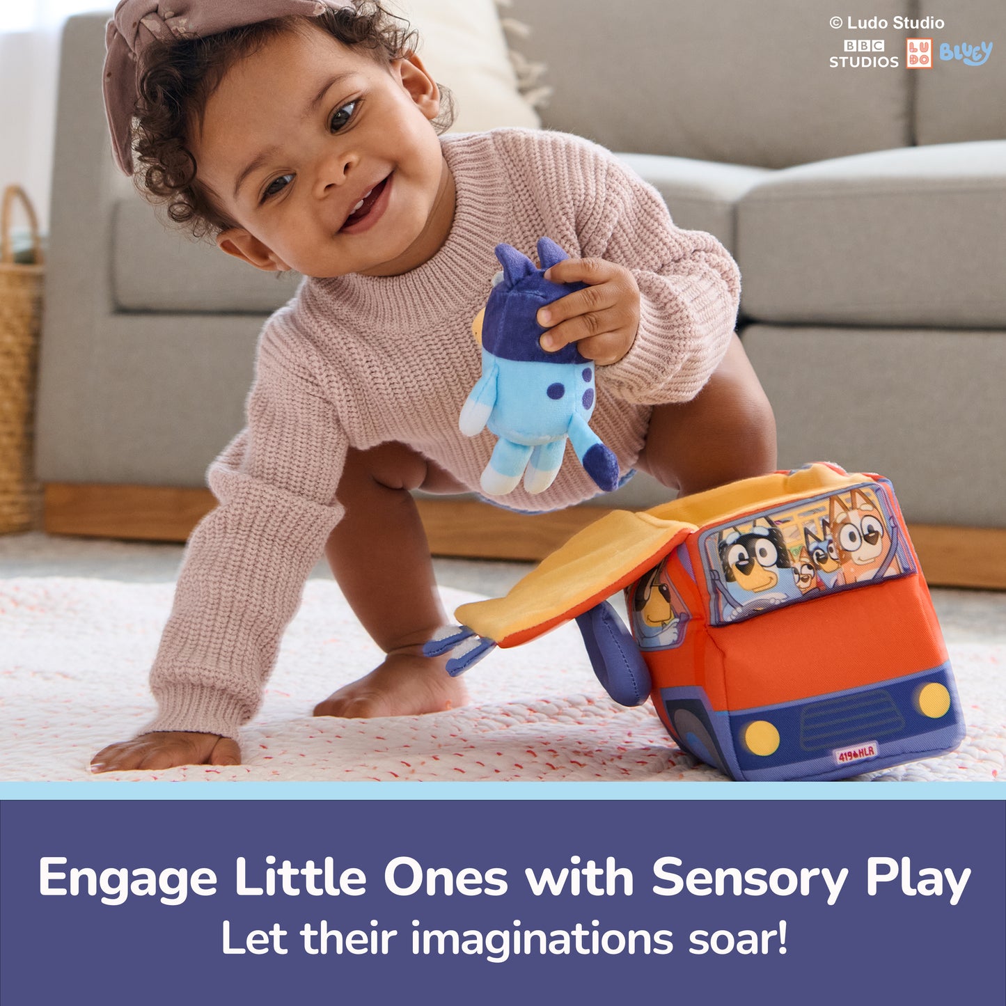 Bluey 5-Piece Playset, 7 in