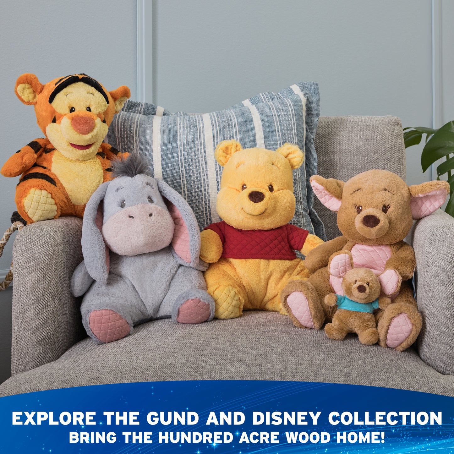 Peek-a-Boo Winnie the Pooh Animated Plush, 11 in