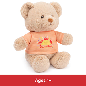 "You are My Sunshine" Bear, Orange, 12 in