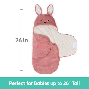 Oh So Snuggly Bunny Blanket Wrap, 26 in