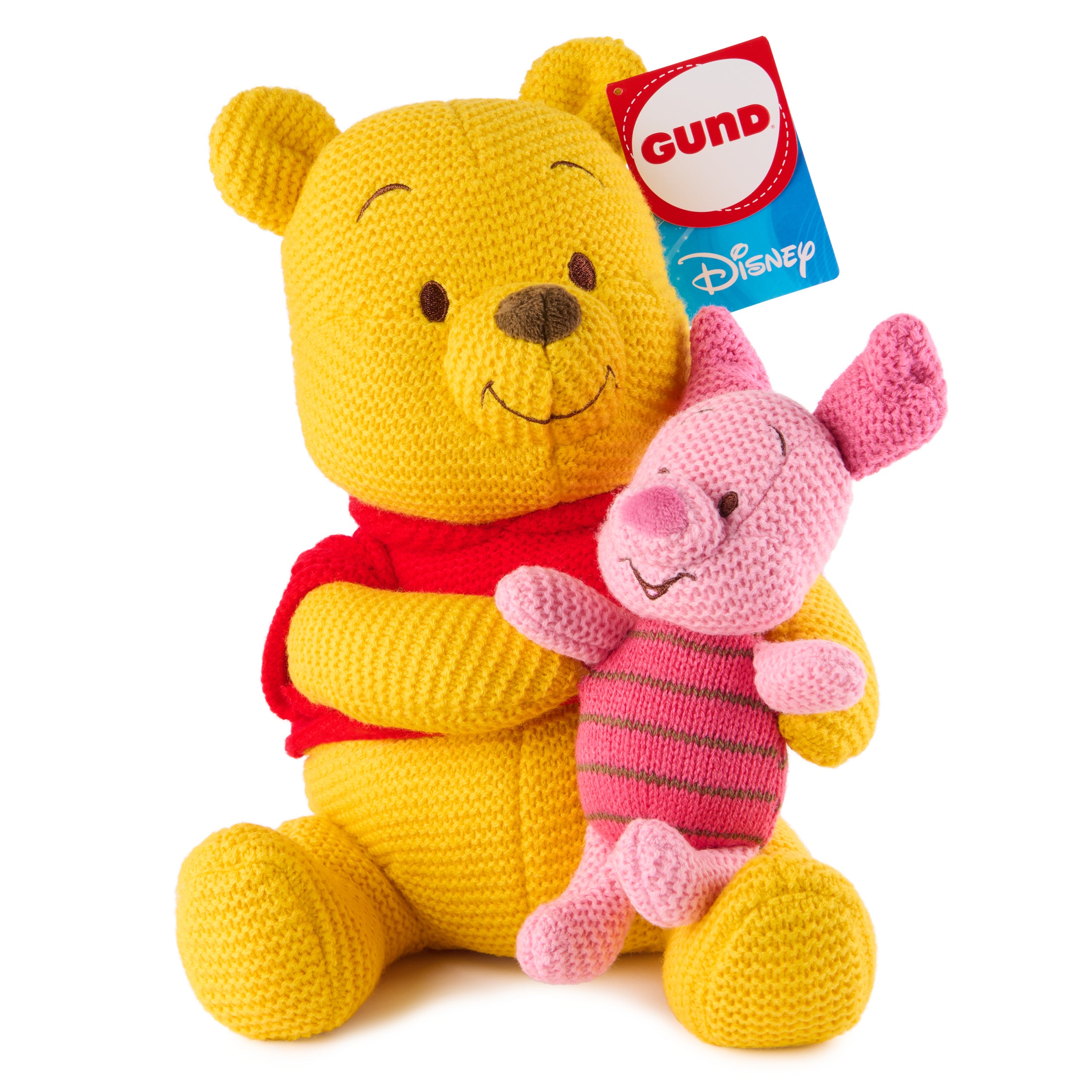 Winnie the Pooh & Piglet Knit Plush, 10 in – Gund
