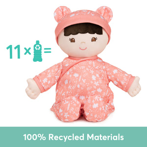 Hibiscus 100% Recycled Baby Doll (Poppy), 12 in