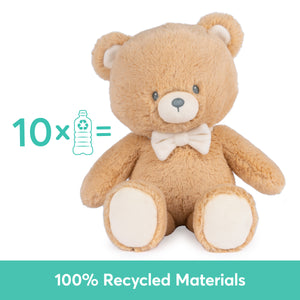 Sustainably Soft™ 100% Recycled Teddy Bear, Brown, 13 in