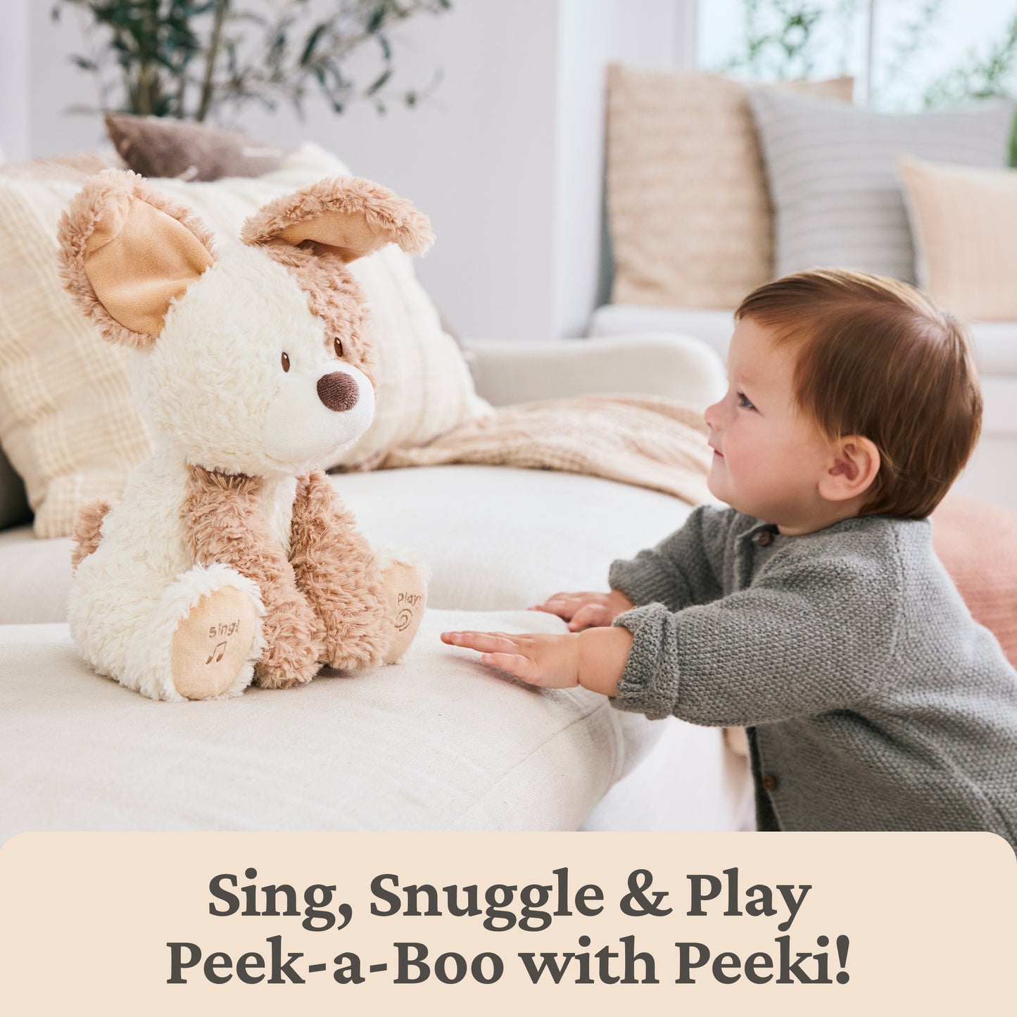 Animated Peeki the Puppy, 12 in