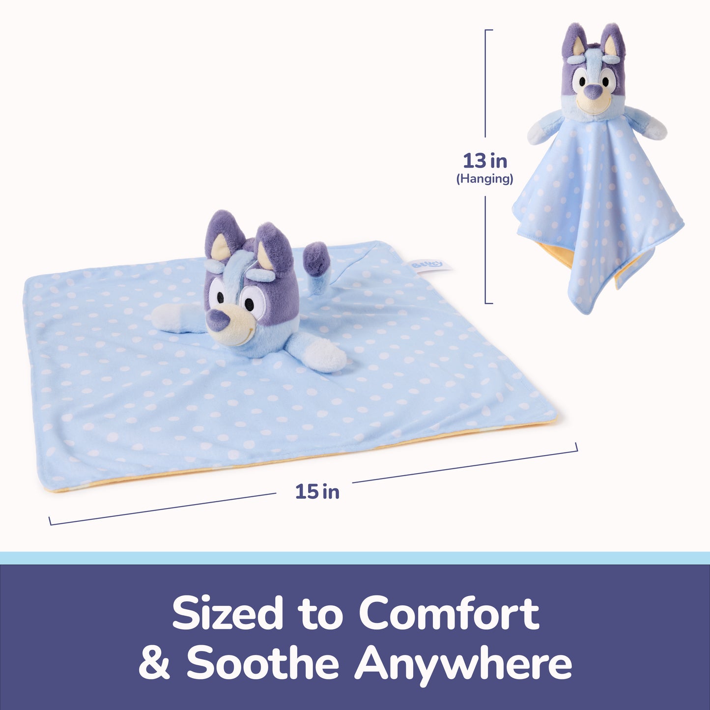 Sustainably Soft: Bluey Lovey, 13 in (Made from 100% Recycled Materials)