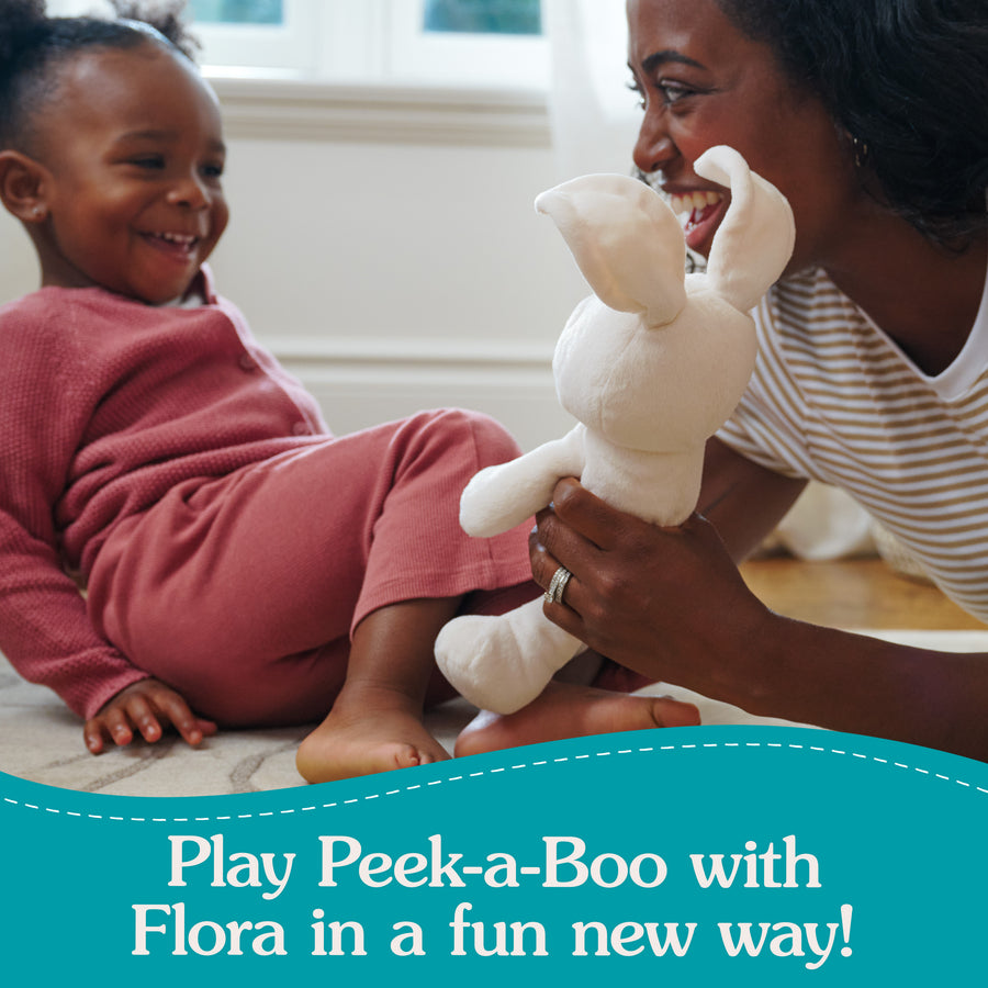 Peek-a-Boo Flora the Bunny, 7 in