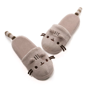 Pusheen Slippers, Gray, One Size