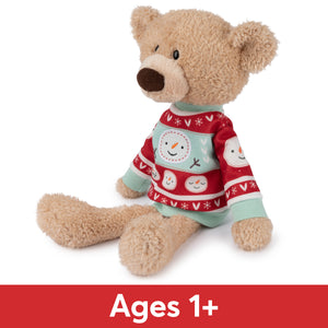 Sleigh Toothpick™ Bear with Holiday Sweater, 15 in