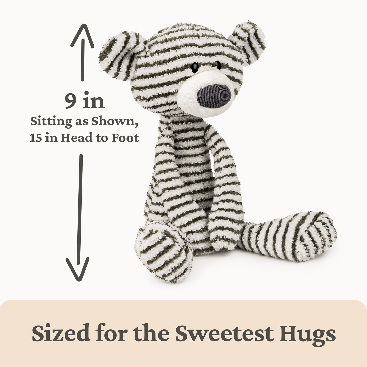 Stripe Toothpick Bear, 15 in