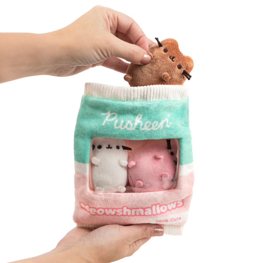 Pusheen Meowshmallows with Removable Mini Plush, 7.5 in