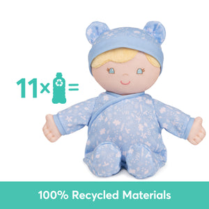 Aster 100% Recycled Baby Doll (Blue), 12 in