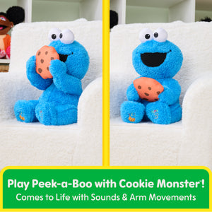 Peek-a-Boo Cookie Monster, 11 in