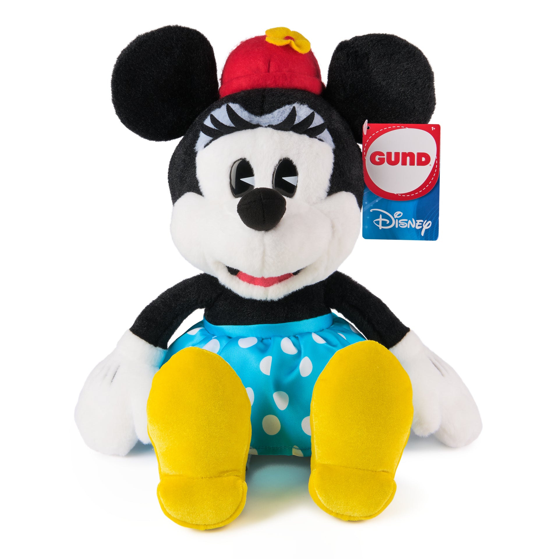 minnie mouse blue dress plush Minnie Mouse, 14 in – Gund