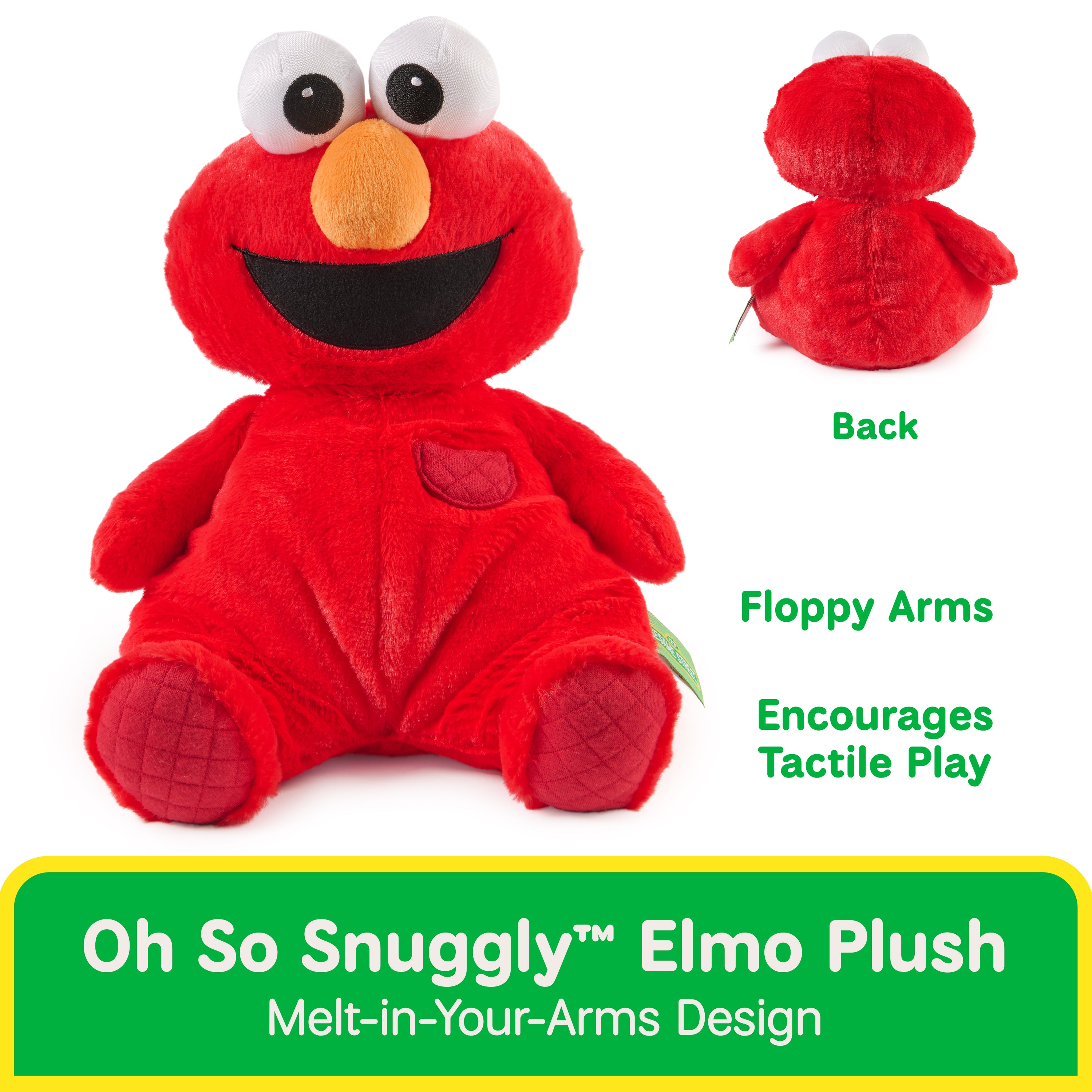 Oh So Snuggly Elmo, 12.5 in – Gund