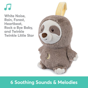 Lil’ Luvs Collection - On-the-Go Sloth Soother, 6 in