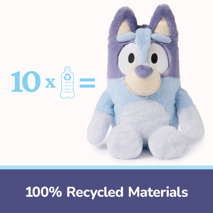 Sustainably Soft: Bluey, 13 in (Made from 100% Recycled Materials)