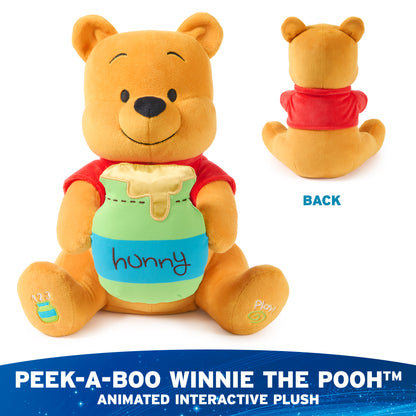 Peek-a-Boo Winnie the Pooh Animated Plush, 11 in