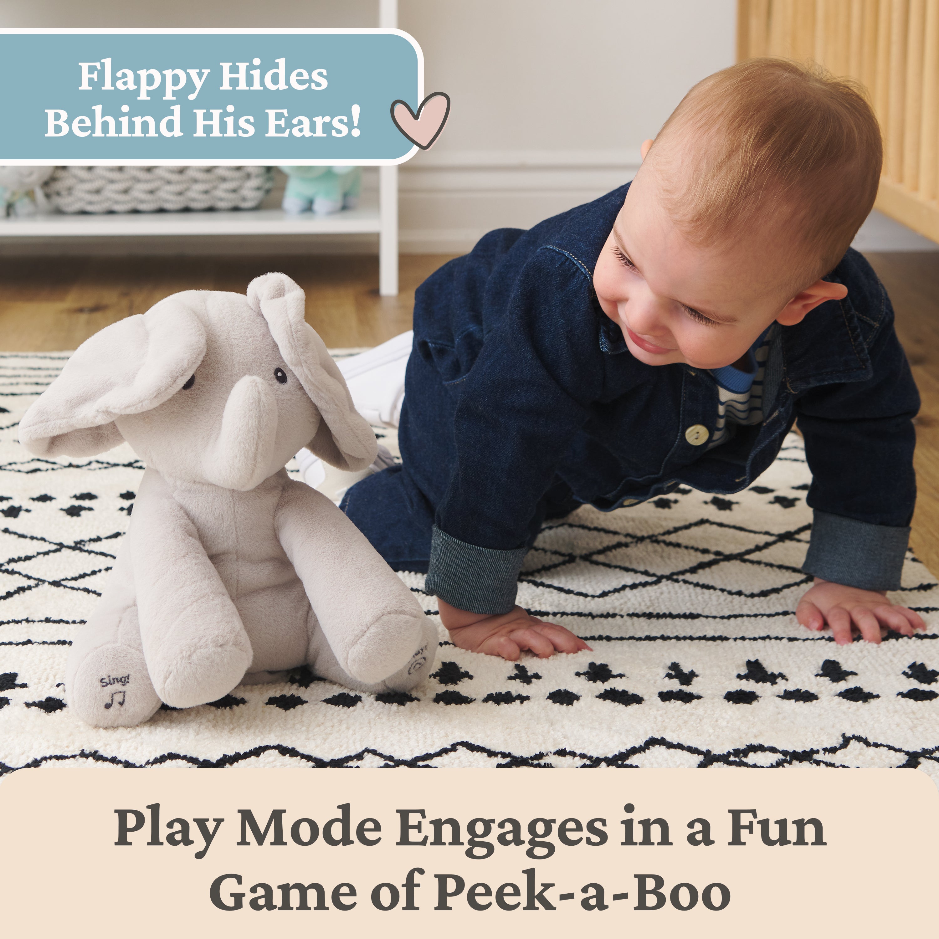 Animated Flappy The Elephant, 12 in – Gund