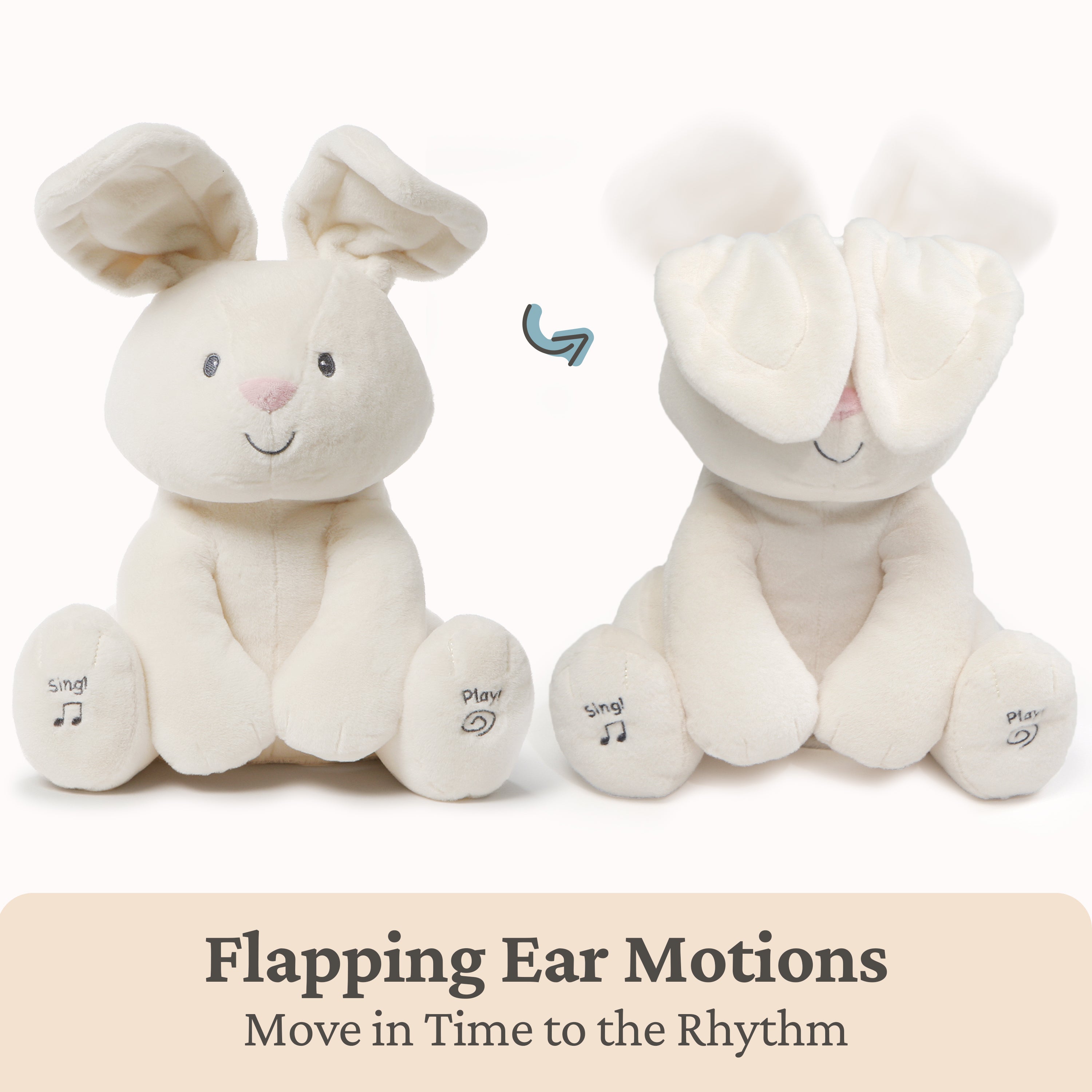 Animated Flora the Bunny, 12 in – Gund
