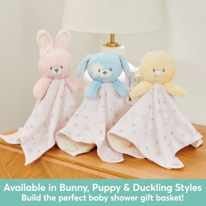 Sustainably Soft™ 100% Recycled Lovey: Roise™ Bunny, 10 in