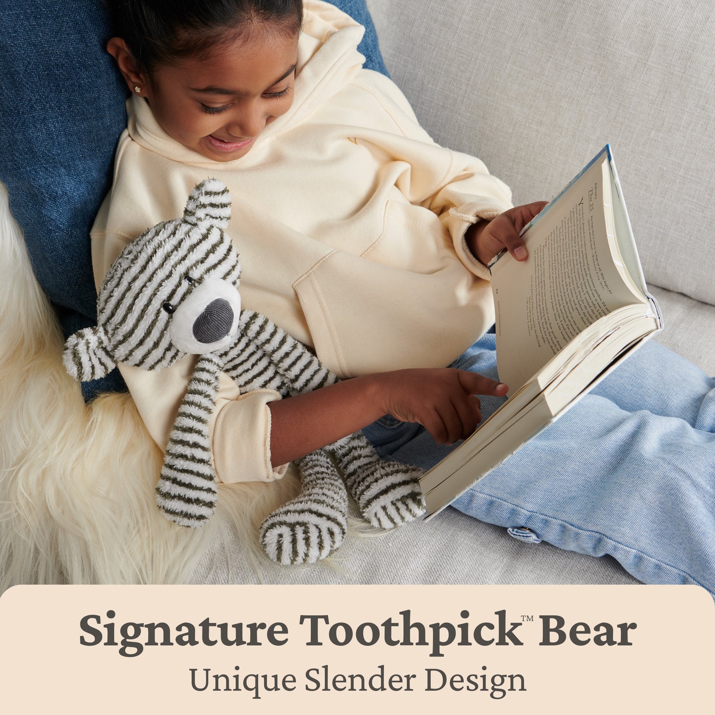 Stripe Toothpick Bear, 15 in