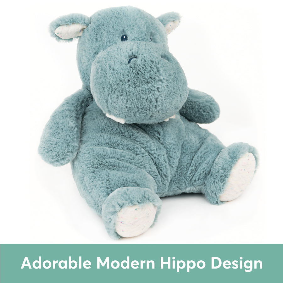 Oh So Snuggly® Hippo Plush, 12.5 in