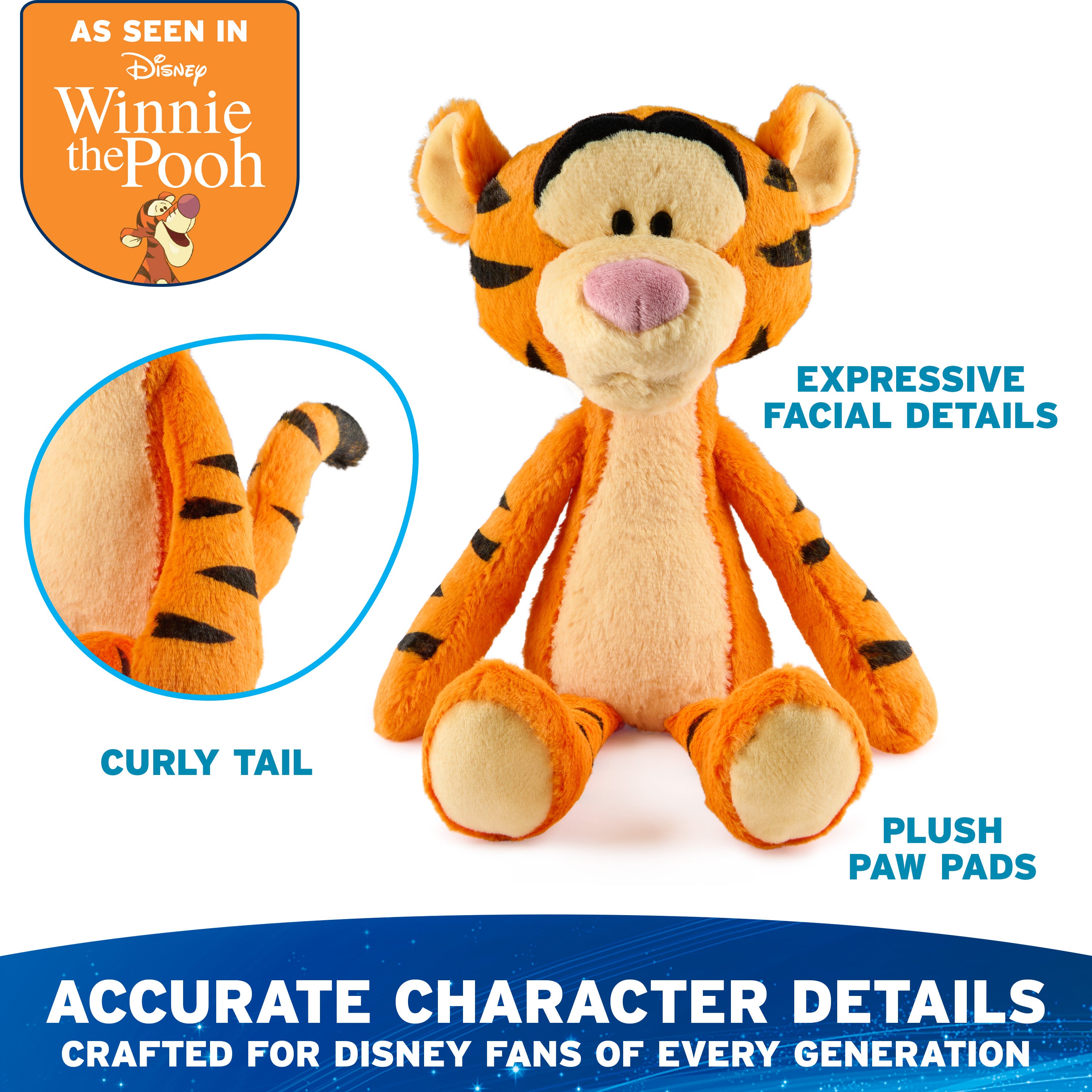 Toothpick Tigger, 15 in – Gund