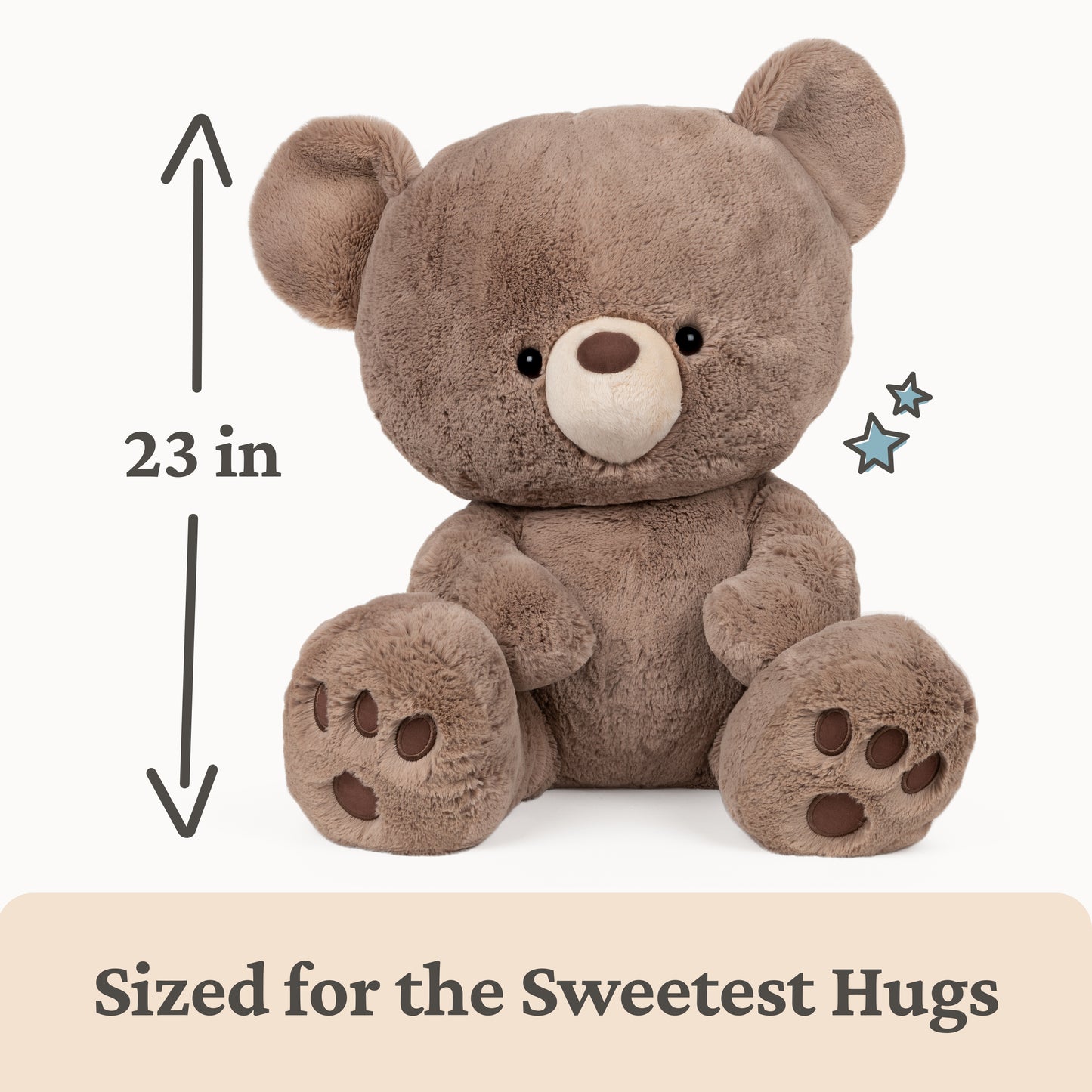 Kai Bear, Taupe, 23 in