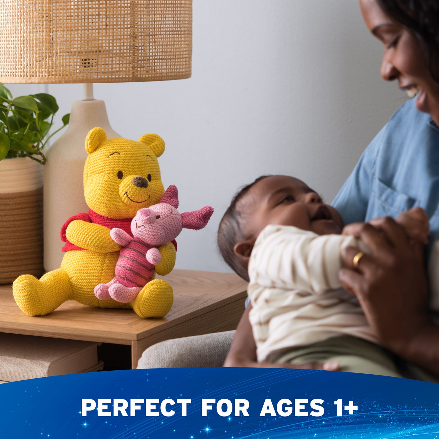 Winnie the Pooh & Piglet Knit Plush, 10 in
