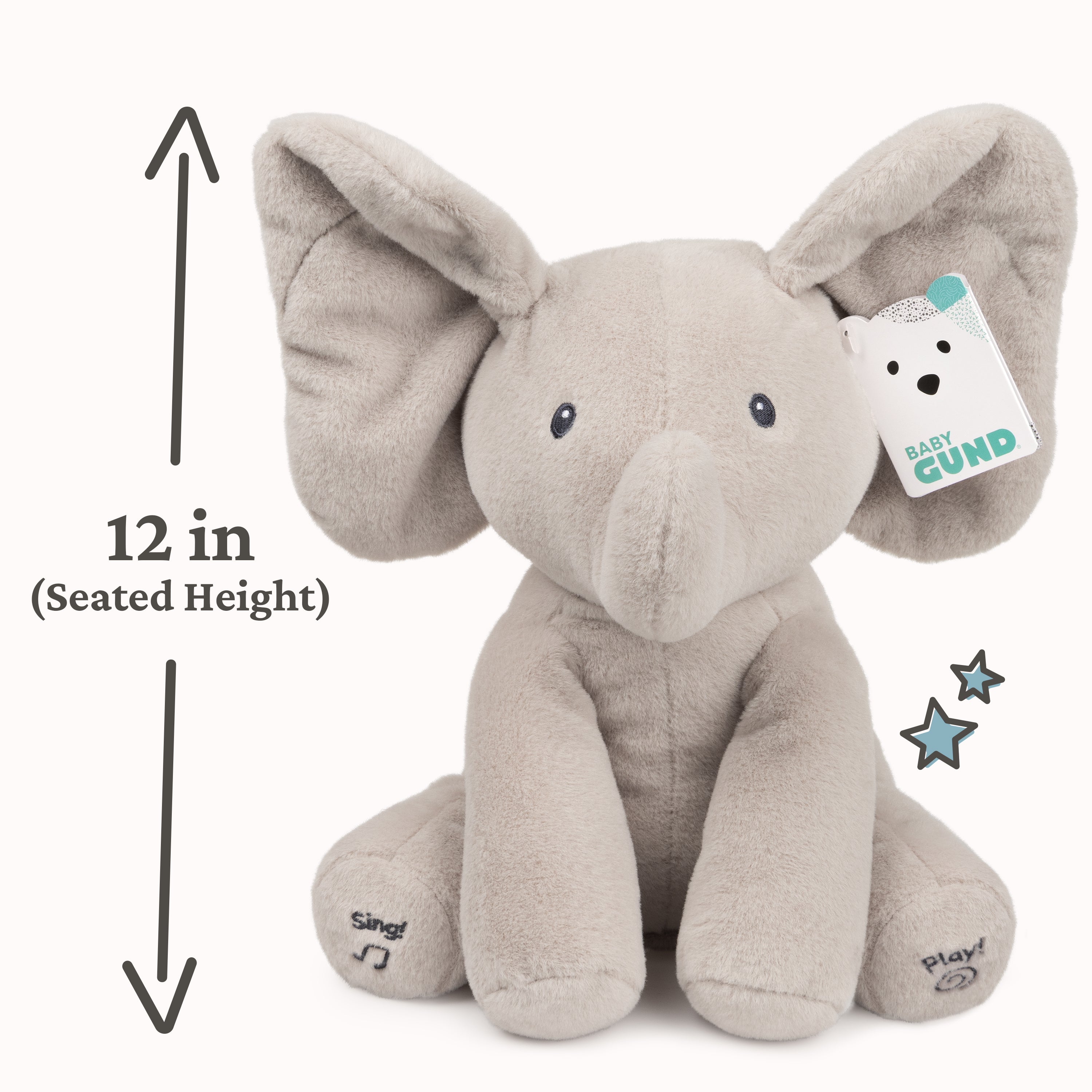 Animated Flappy The Elephant, 12 in – Gund