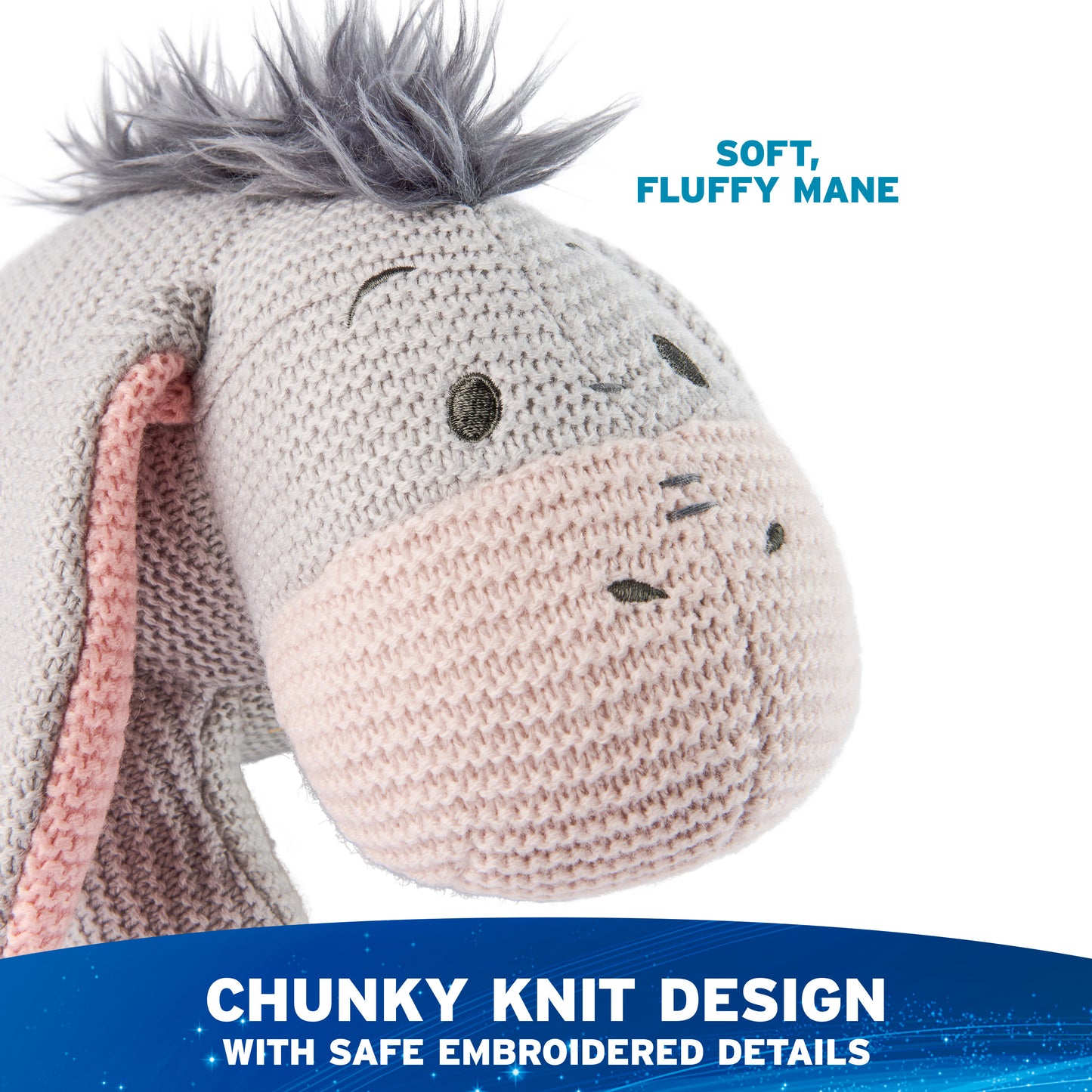 Eeyore Knit Plush, 10 in