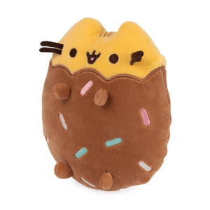 Pusheen Chocolate Dipped Cookie Squisheen, 6 in