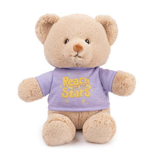 "Reach for the Stars" Bear, Purple, 12 in