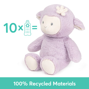 Sustainably Soft 100% Recycled Lamb, Lilac, 13 in