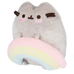 Pusheen with Rainbow, 9.5 in