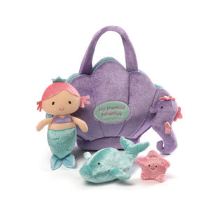 Mermaid Adventure Plush Playset, 7 in