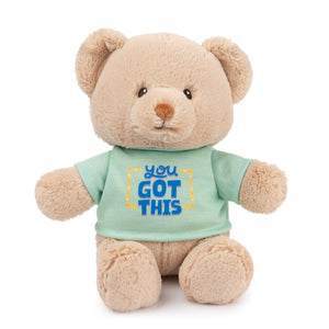 "You Got This" Bear, Green, 12 in